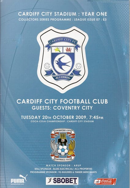 Cardiff City FC v Coventry City FC